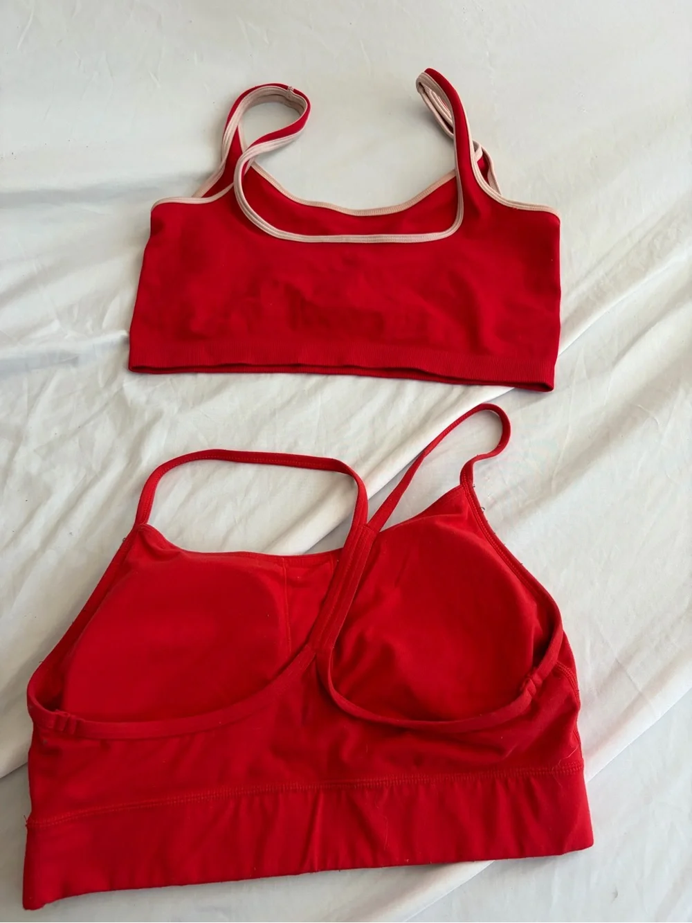 Sports Bra Lot of Two - Red- Women’s Size Small